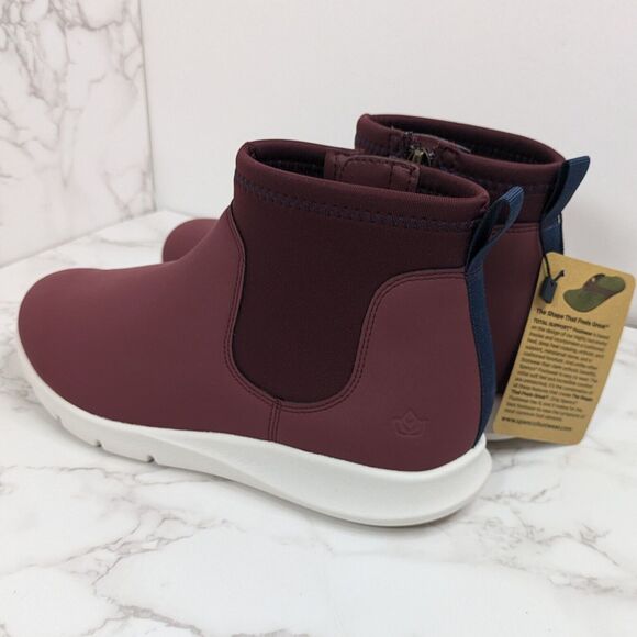 NEW REVITALIGN Women's Paddock Ankle Boot Burgundy 6 M Spenco - Picture 7 of 12